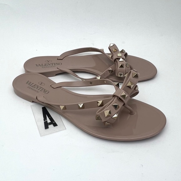 VALENTINO GARAVANI Rockstud Jelly Thong sz 8 - Picture 4 of 12